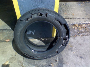 Summer Tire Blowout